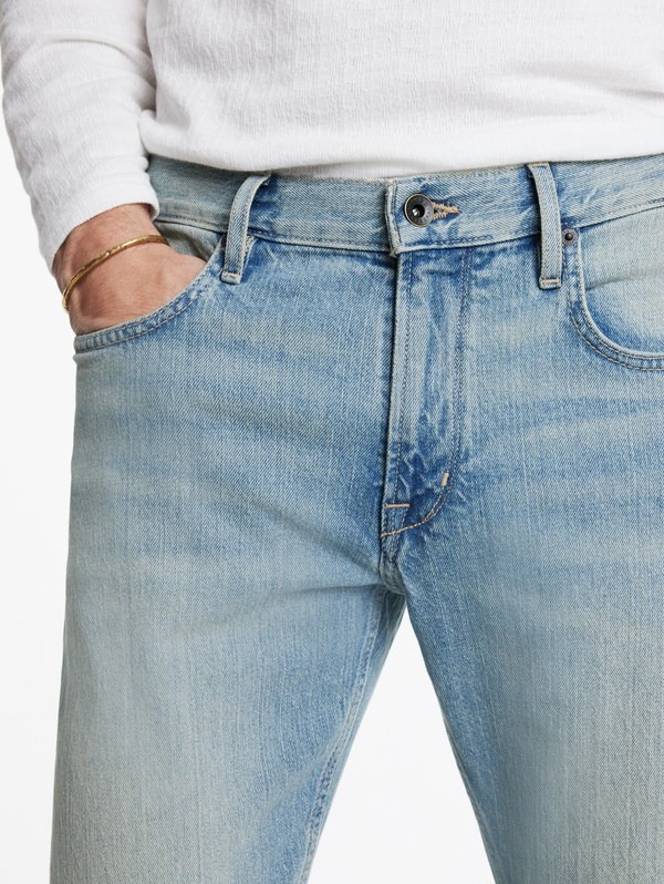 REGULAR FIT, SUN BLEACHED JEAN