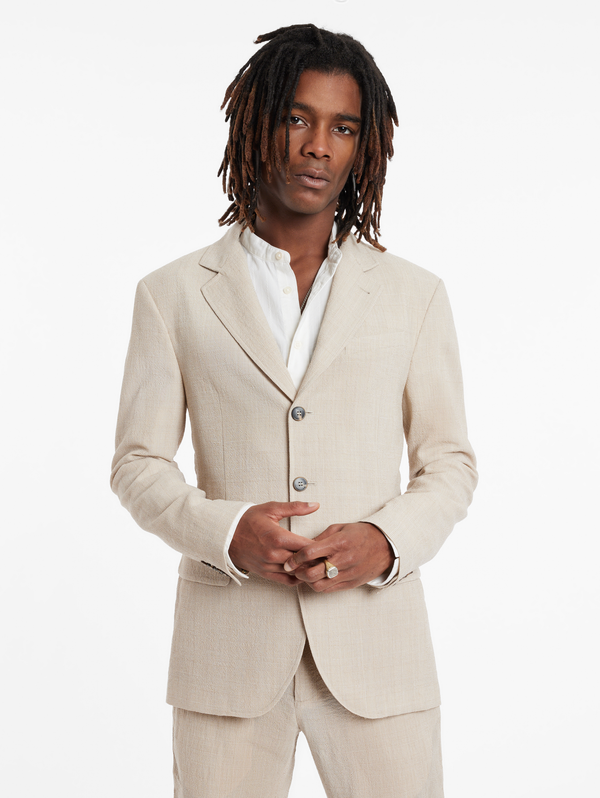 RIND JACKET SLIM FIT NOTCH LAPEL JACKET WITH FLAP POCKETS