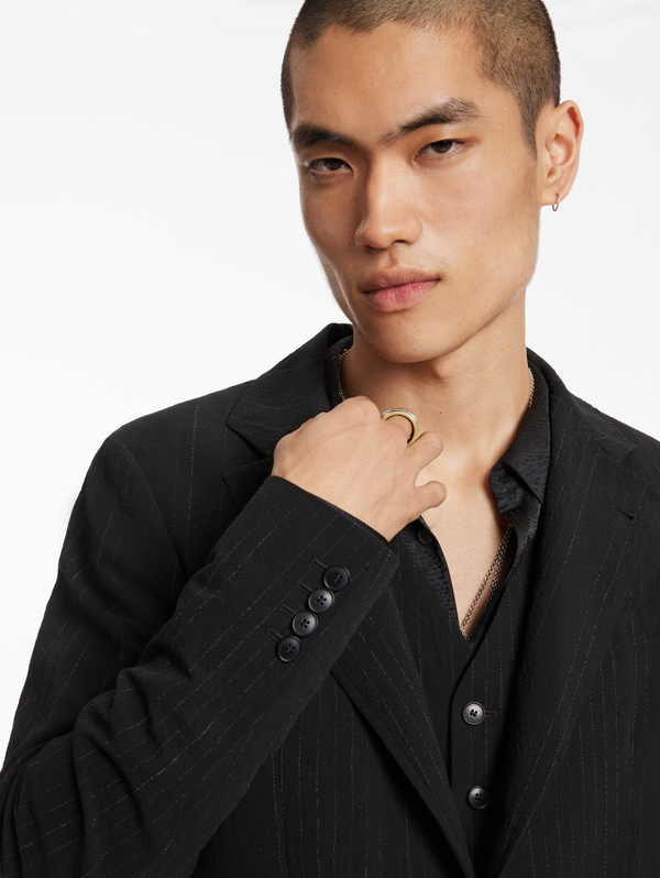 RIND JACKET SLIM FIT NOTCH LAPEL JACKET WITH FLAP POCKETS