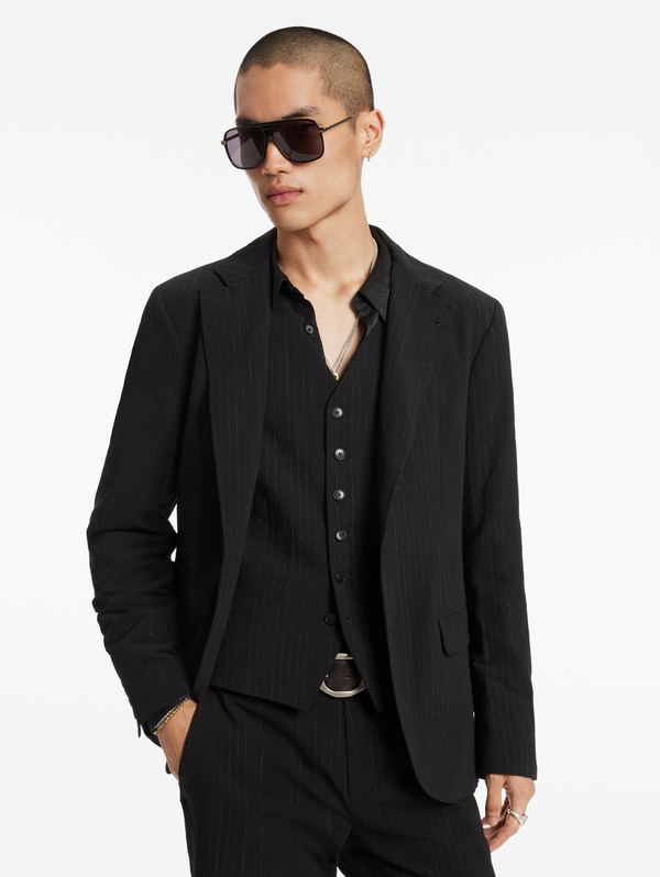 RIND JACKET SLIM FIT NOTCH LAPEL JACKET WITH FLAP POCKETS