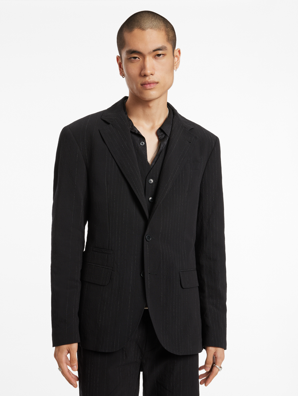 RIND JACKET SLIM FIT NOTCH LAPEL JACKET WITH FLAP POCKETS