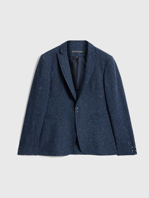 LYNN PEAK LAPEL ONE HOOK & EYE JACKET