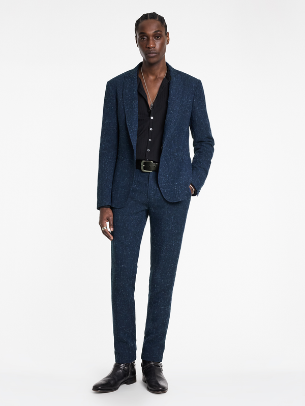 LYNN PEAK LAPEL ONE HOOK & EYE JACKET
