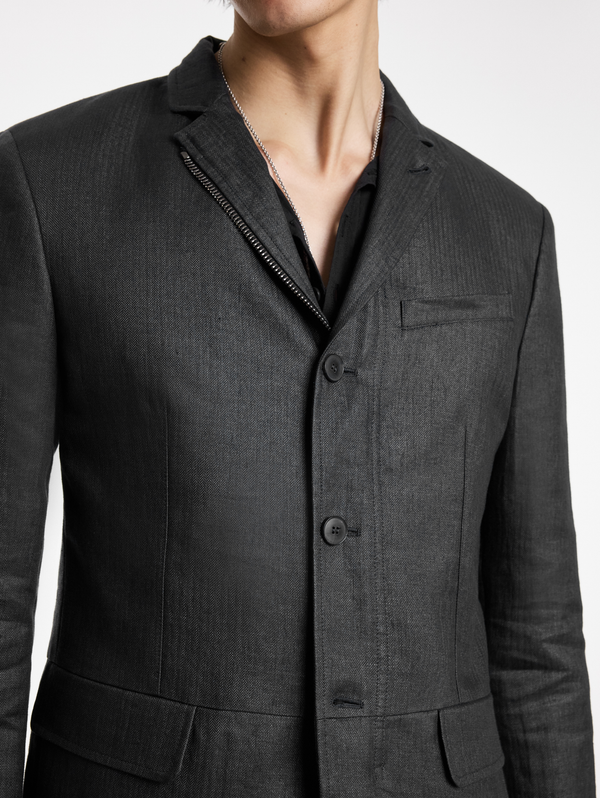 BALDWIN ZIP/BTN CLOSURE SOFT JACKET