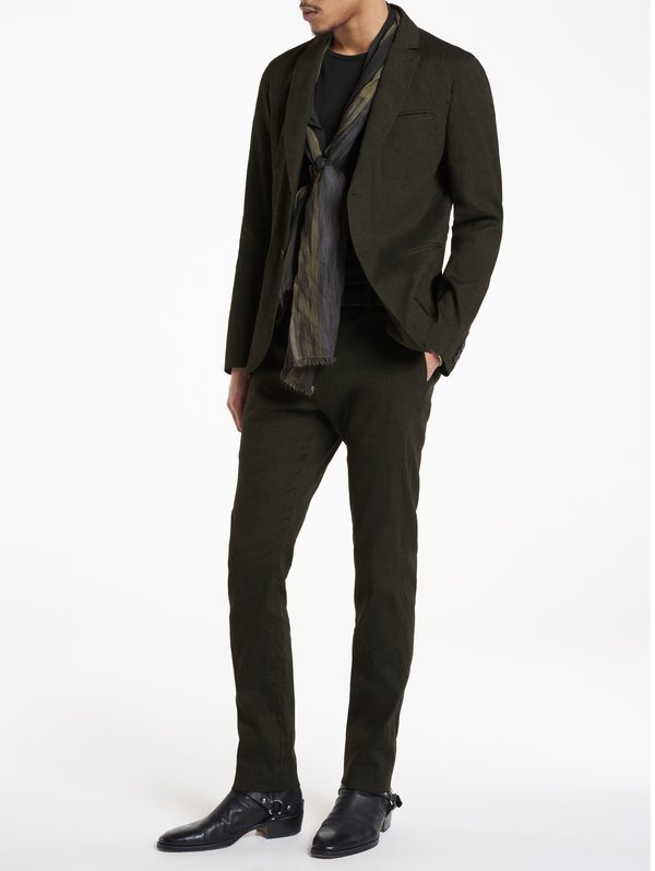 ALLEN SLIM FIT NOTCH LAPEL JACKET WITH UNLINED BODY