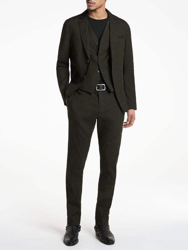 ALLEN SLIM FIT NOTCH LAPEL JACKET WITH UNLINED BODY