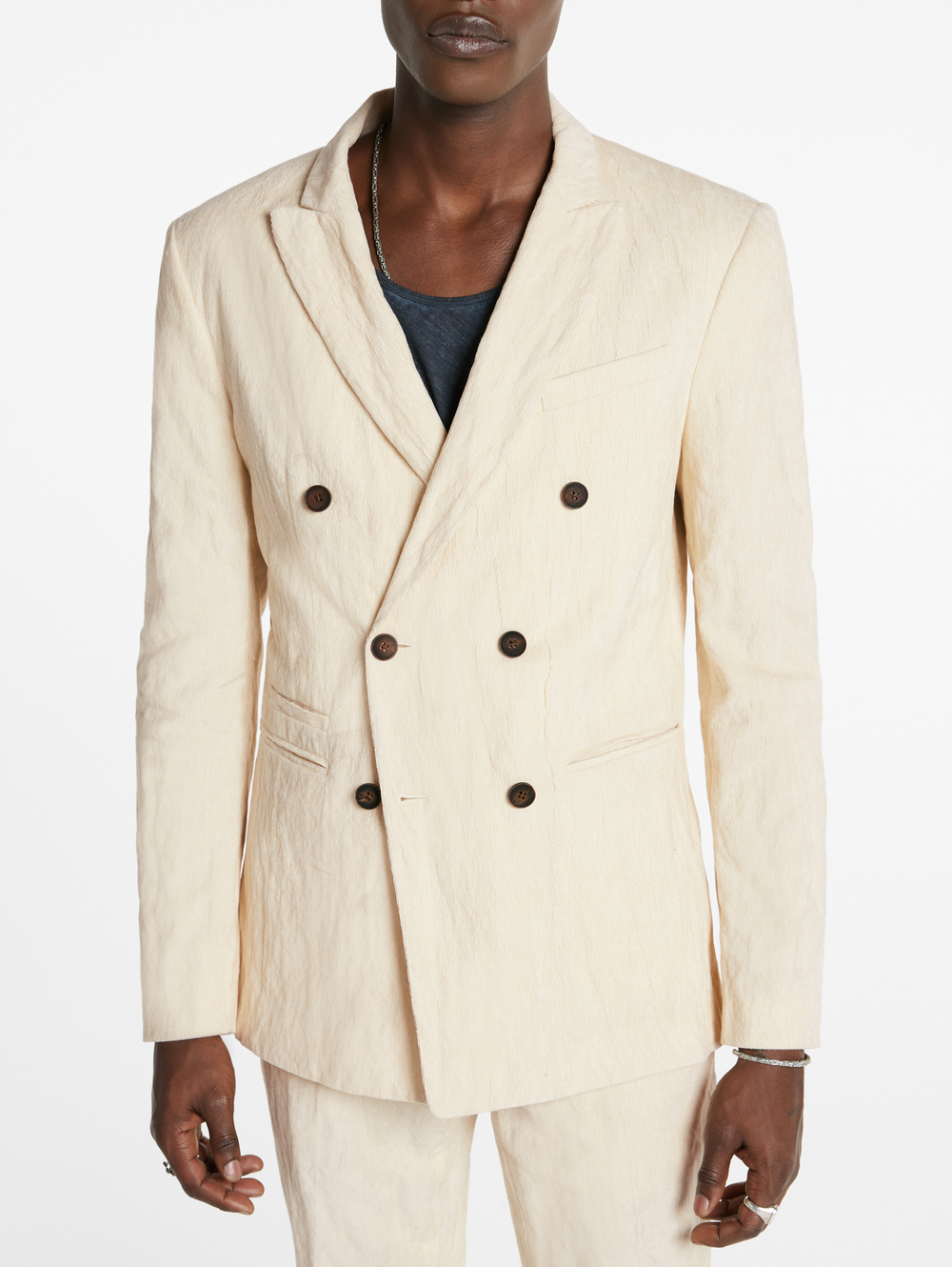 NAMO PEAK LAPEL DB JACKET WITH SD VENTS