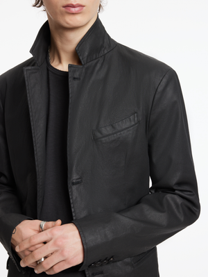 RIND SLIM FIT NOTCH LAPEL JACKET WITH FLAP POCKETS