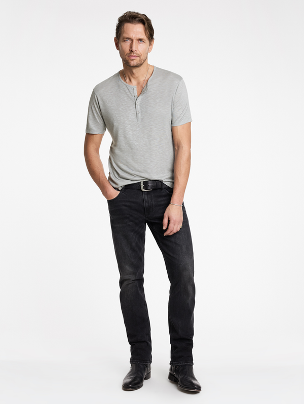 DYER SLIM FIT SS HENLEY