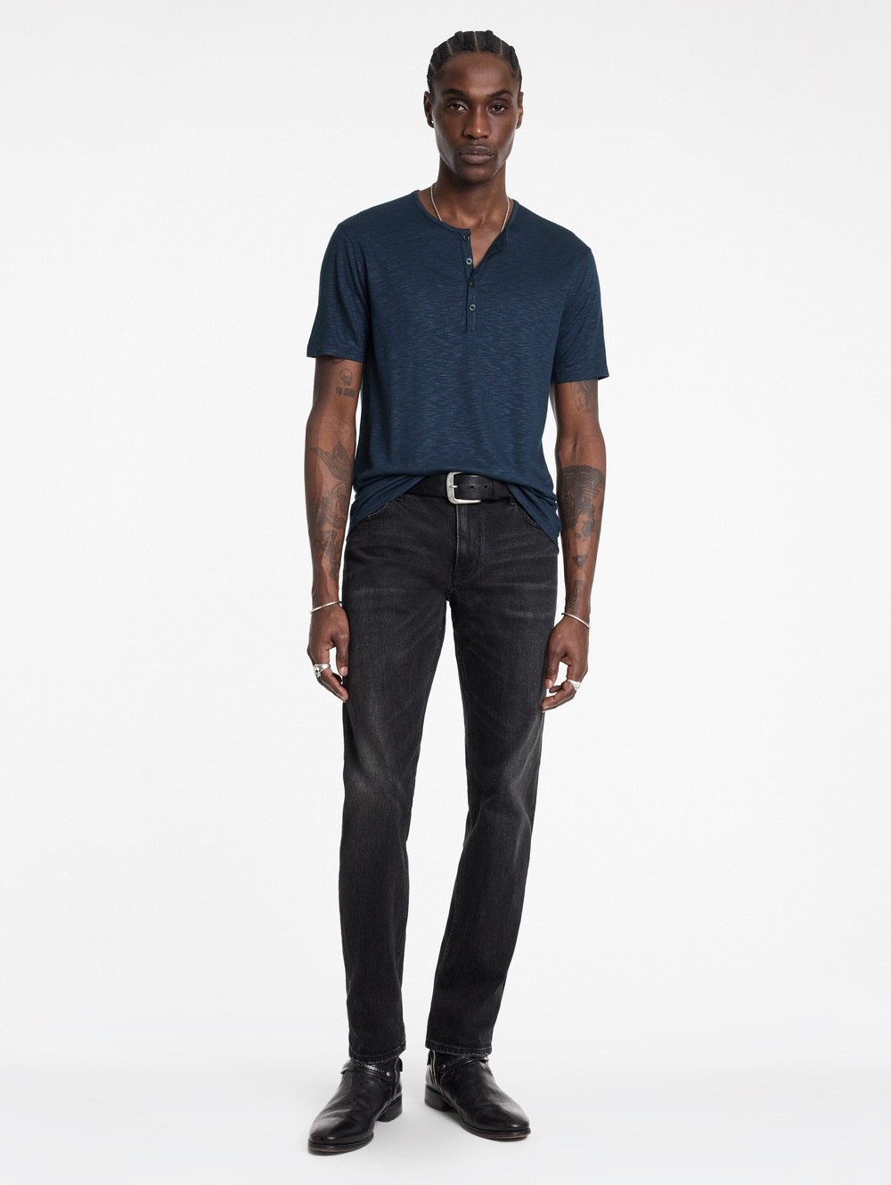 DYER SLIM FIT SS HENLEY