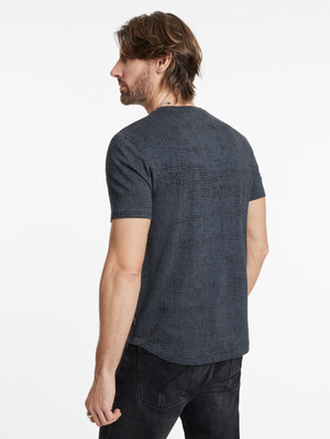 LUMEN TEXTURE CREW WITH RECORD PRINT
