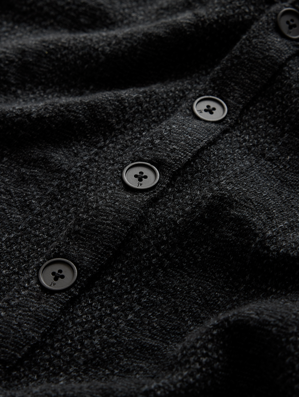 MADOC SS HENLEY IN TEXTURE JACQUARD