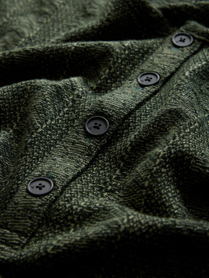 MADOC SS HENLEY IN TEXTURE JACQUARD