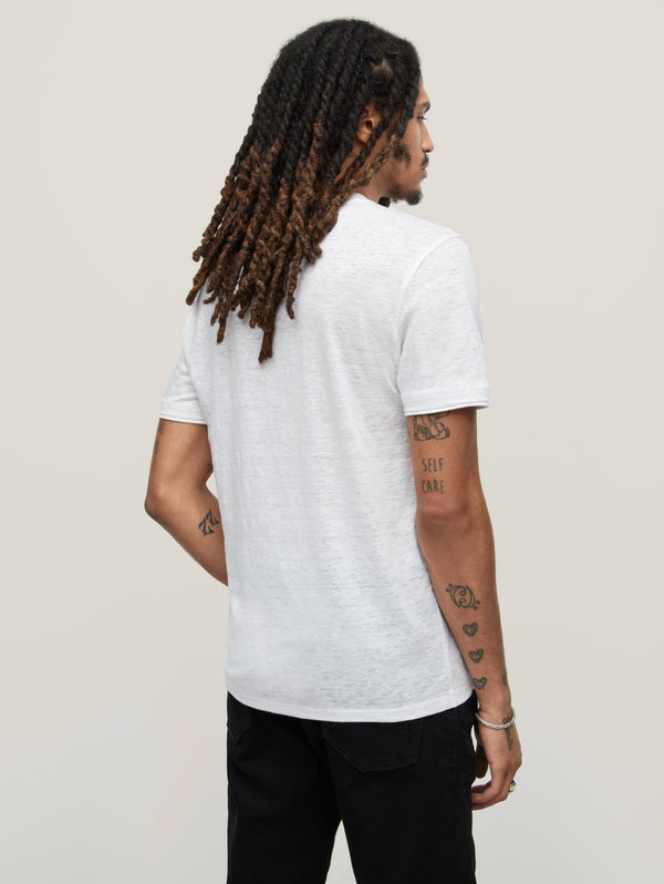 WOOSTER LINEN V-NECK