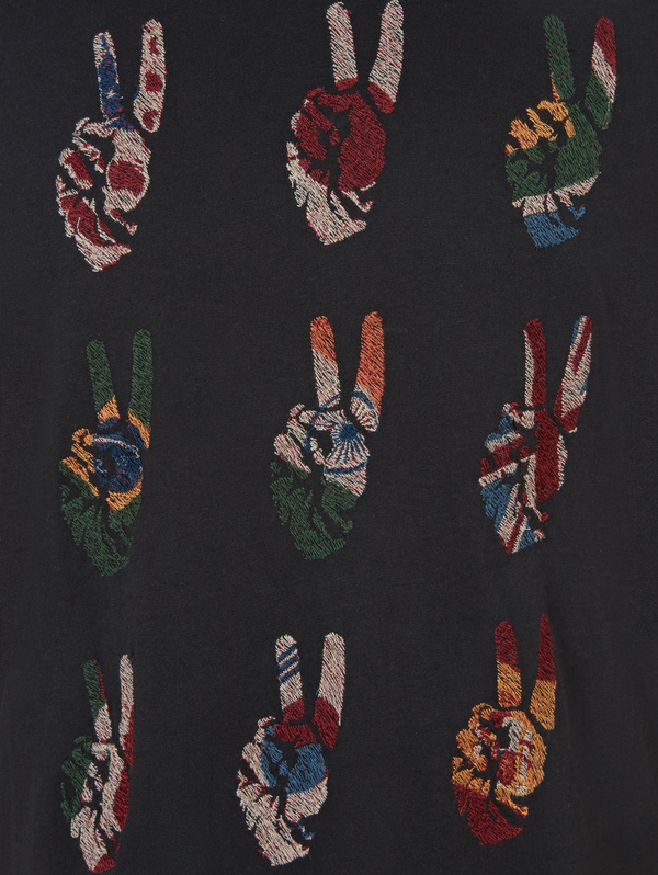 MULTI PEACE HAND TEE