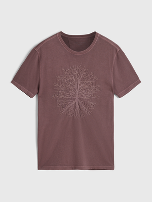 SS CREW TEE - PEACE TREE