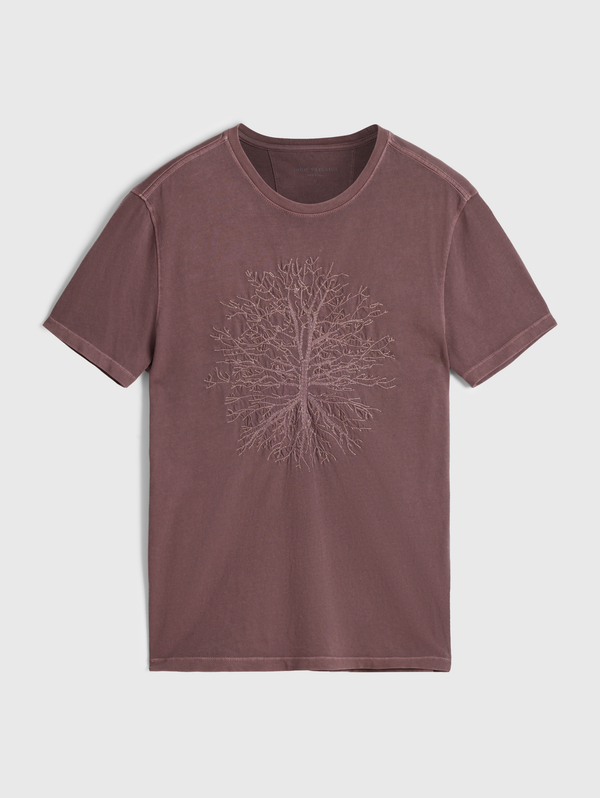 SS CREW TEE - PEACE TREE