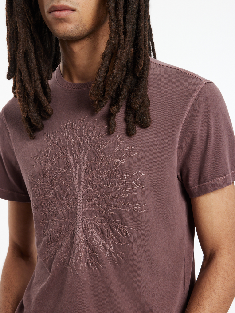 SS CREW TEE - PEACE TREE