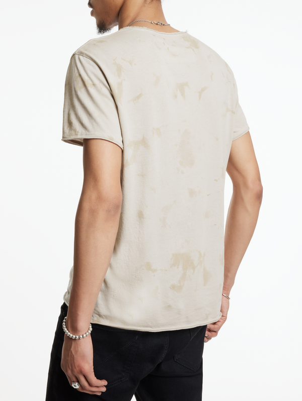 SS RAW EDGE TEE - LET IT ROCK
