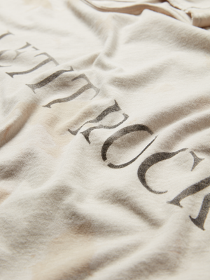 SS RAW EDGE TEE - LET IT ROCK