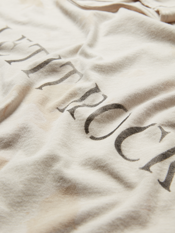 SS RAW EDGE TEE - LET IT ROCK