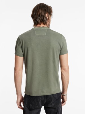 SS CREW TEE - APPLIQUE SKULL