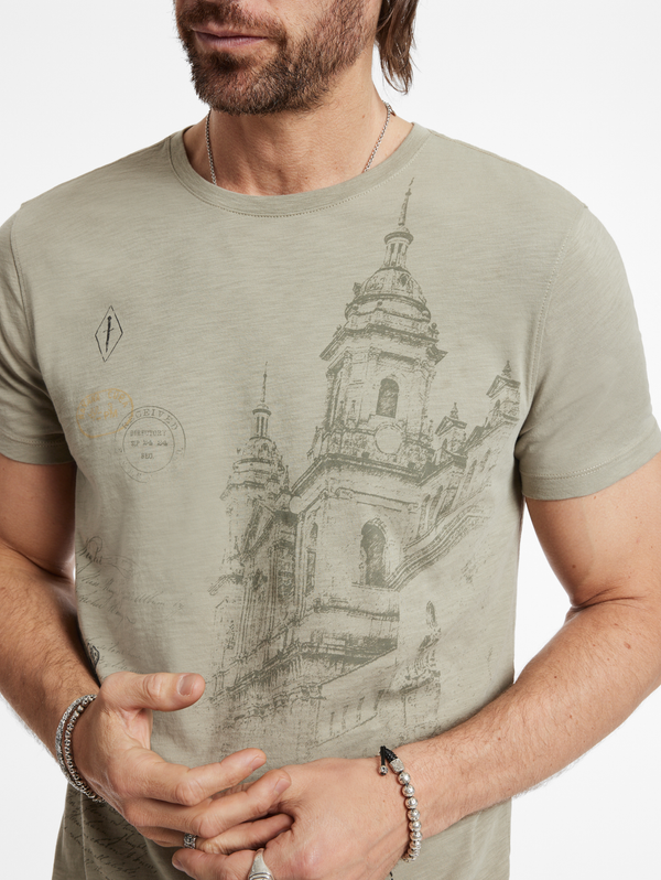 SS CREW TEE - TRAVELERS STAMPS