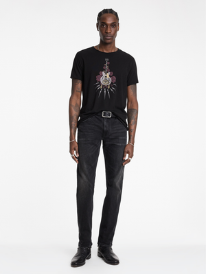 SS RAW EDGE TEE - GUITAR