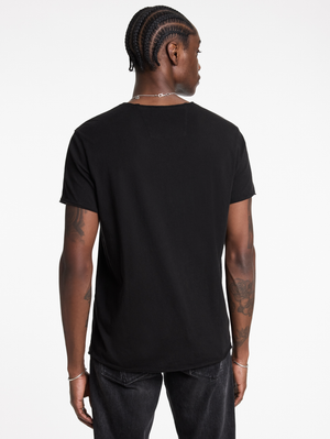 SS RAW EDGE TEE - GUITAR