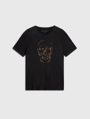 SS CREW TEE - EMBELLISHED SKULL