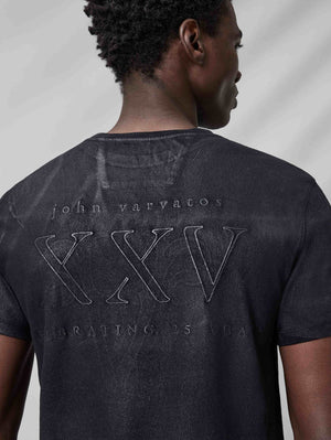 SS CREW TEE - 25TH ANNIVERSARY LOGO