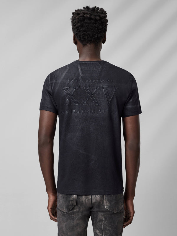 SS CREW TEE - 25TH ANNIVERSARY LOGO