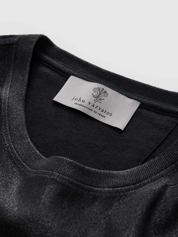SS CREW TEE - 25TH ANNIVERSARY LOGO
