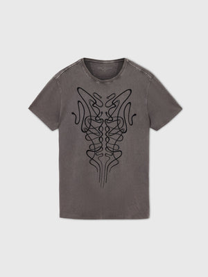 SS CREW TEE - ORNATE SNAKES