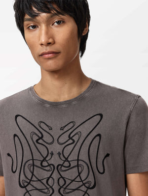 SS CREW TEE - ORNATE SNAKES