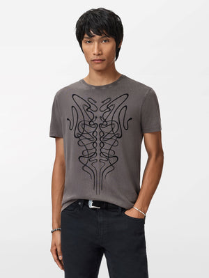 SS CREW TEE - ORNATE SNAKES