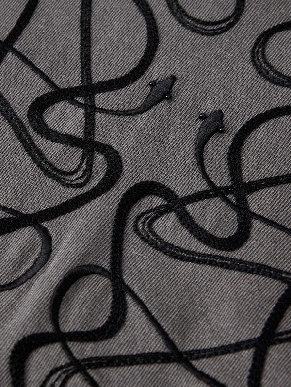 SS CREW TEE - ORNATE SNAKES