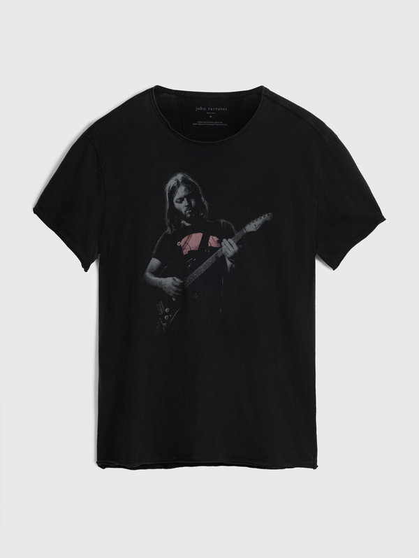 SS RAW EDGE TEE VINTAGE WASH - DAVID GILMOUR PLAYING TEE
