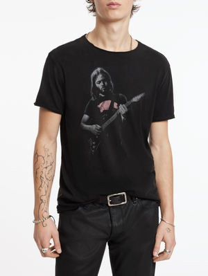 SS RAW EDGE TEE VINTAGE WASH - DAVID GILMOUR PLAYING TEE
