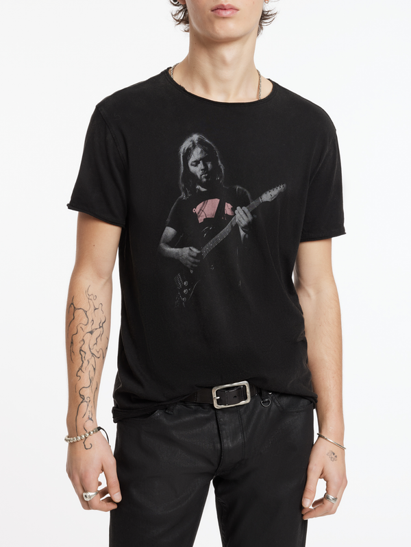 SS RAW EDGE TEE VINTAGE WASH - DAVID GILMOUR PLAYING TEE
