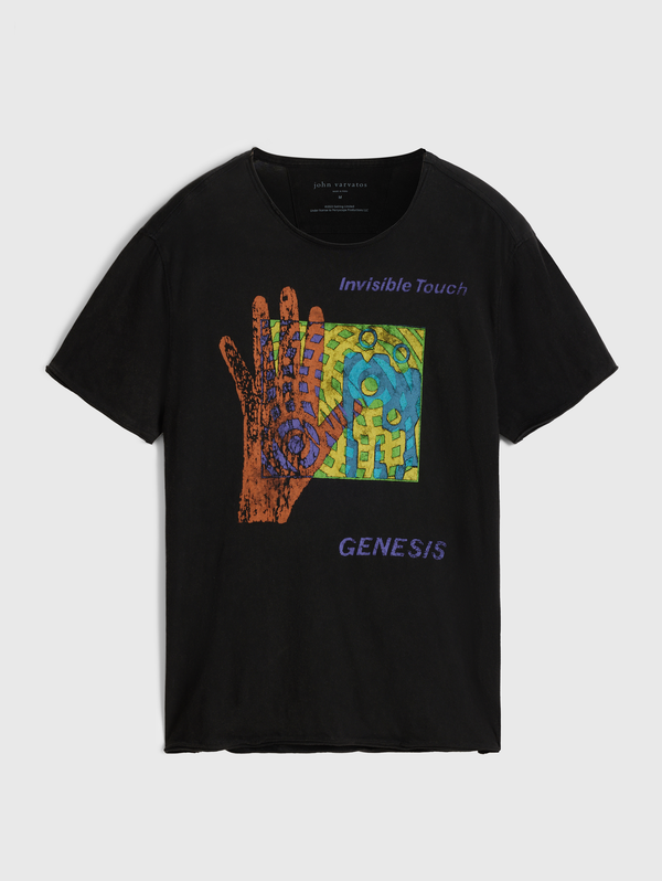SS RAW EDGE TEE VINTAGE WASH - GENESIS INVISIBLE TOUCH