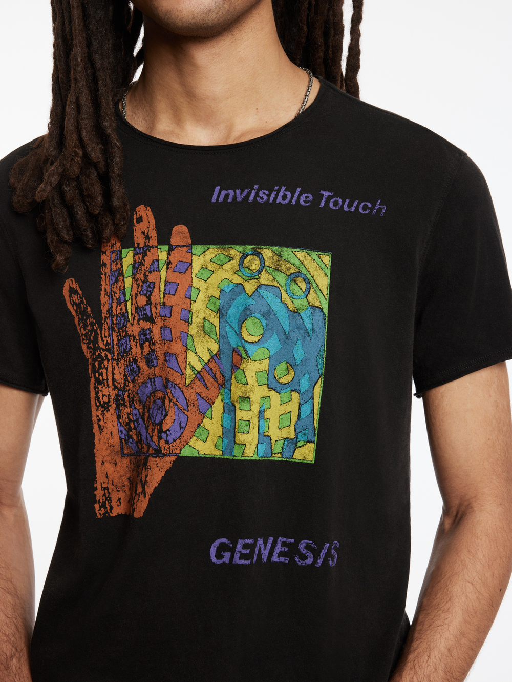 SS RAW EDGE TEE VINTAGE WASH - GENESIS INVISIBLE TOUCH