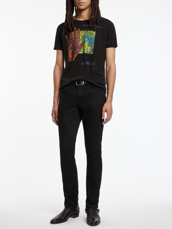 SS RAW EDGE TEE VINTAGE WASH - GENESIS INVISIBLE TOUCH