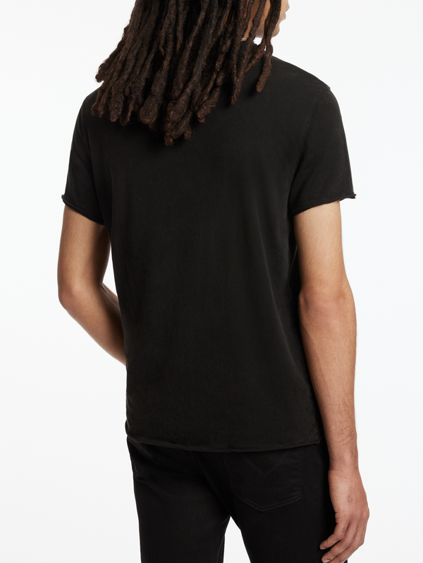 SS RAW EDGE TEE VINTAGE WASH - GENESIS INVISIBLE TOUCH