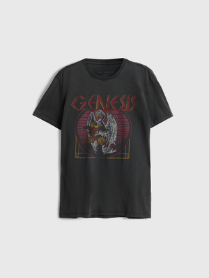 SS RAW EDGE TEE VINTAGE WASH -GENESIS EAGLE