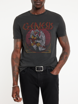 SS RAW EDGE TEE VINTAGE WASH -GENESIS EAGLE