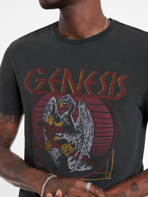 SS RAW EDGE TEE VINTAGE WASH -GENESIS EAGLE