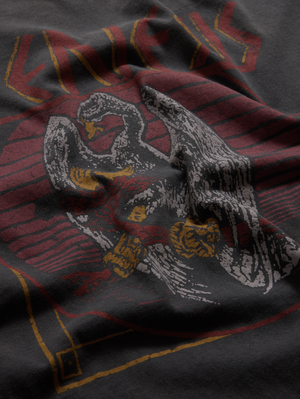 SS RAW EDGE TEE VINTAGE WASH -GENESIS EAGLE