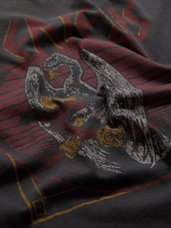 SS RAW EDGE TEE VINTAGE WASH -GENESIS EAGLE
