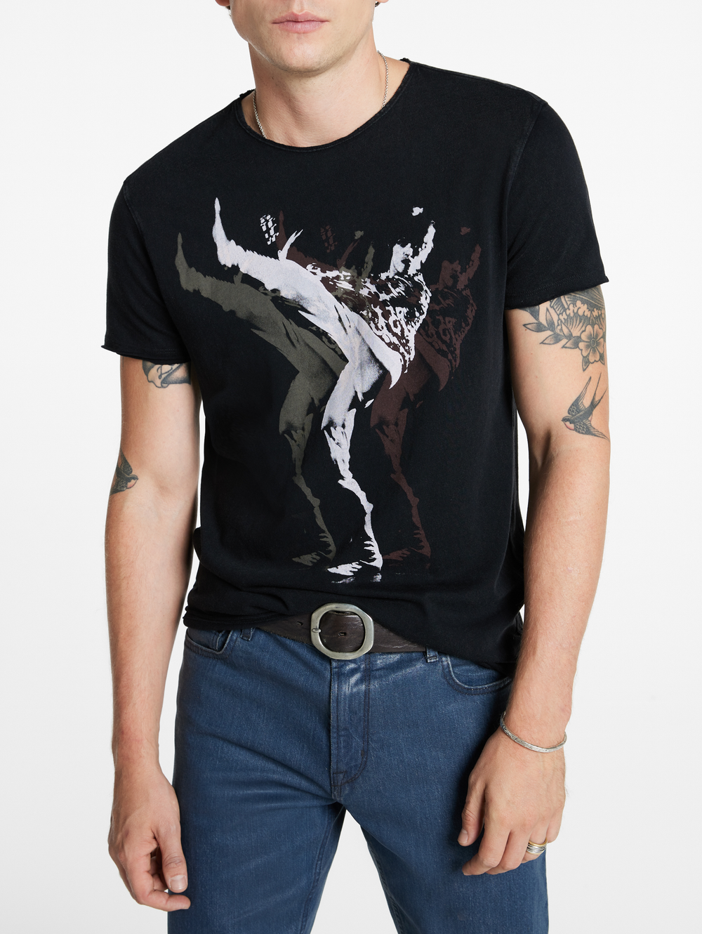 SS RAW EDGE TEE - THE MAN WHO